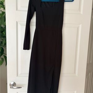 Elegant Black One-Shoulder Dress